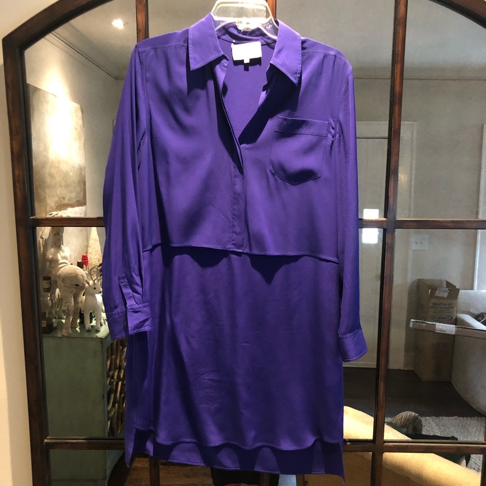 Phillip Lim purple silk dress